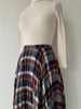 Rep Plaid Maxi Skirt | 1970s