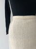 Winter White Wool Skirt | 1950s