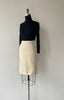 Winter White Wool Skirt | 1950s