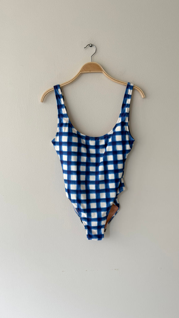J Crew Windowpane Maillot