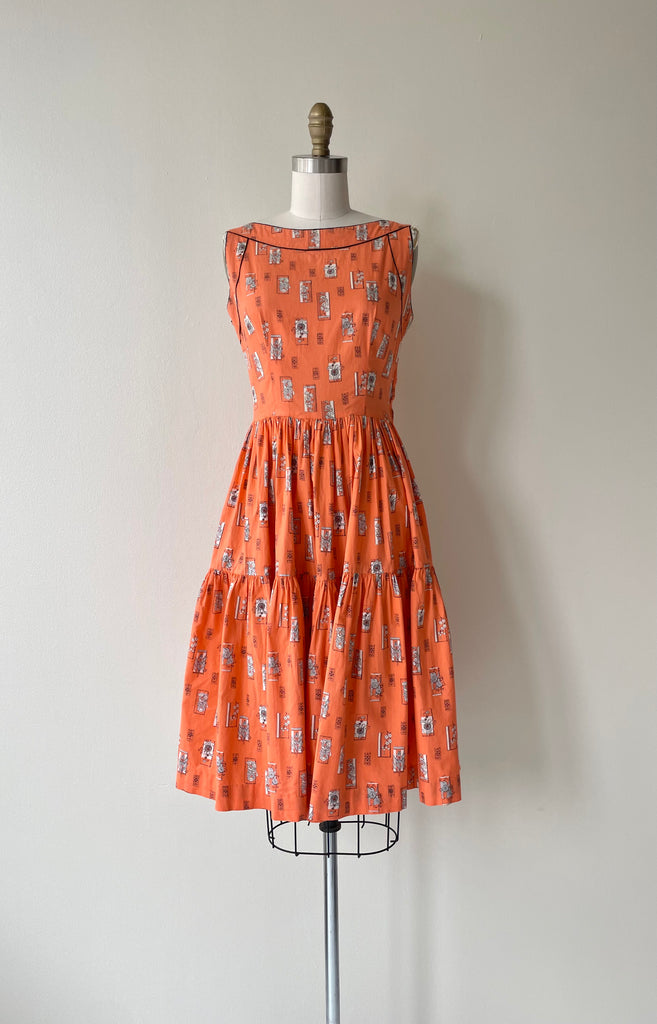 Framed Flowers Dress | 1950s