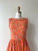 Framed Flowers Dress | 1950s