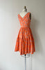 Framed Flowers Dress | 1950s