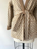Checked Checkerboard Wool Jacket | 1970s