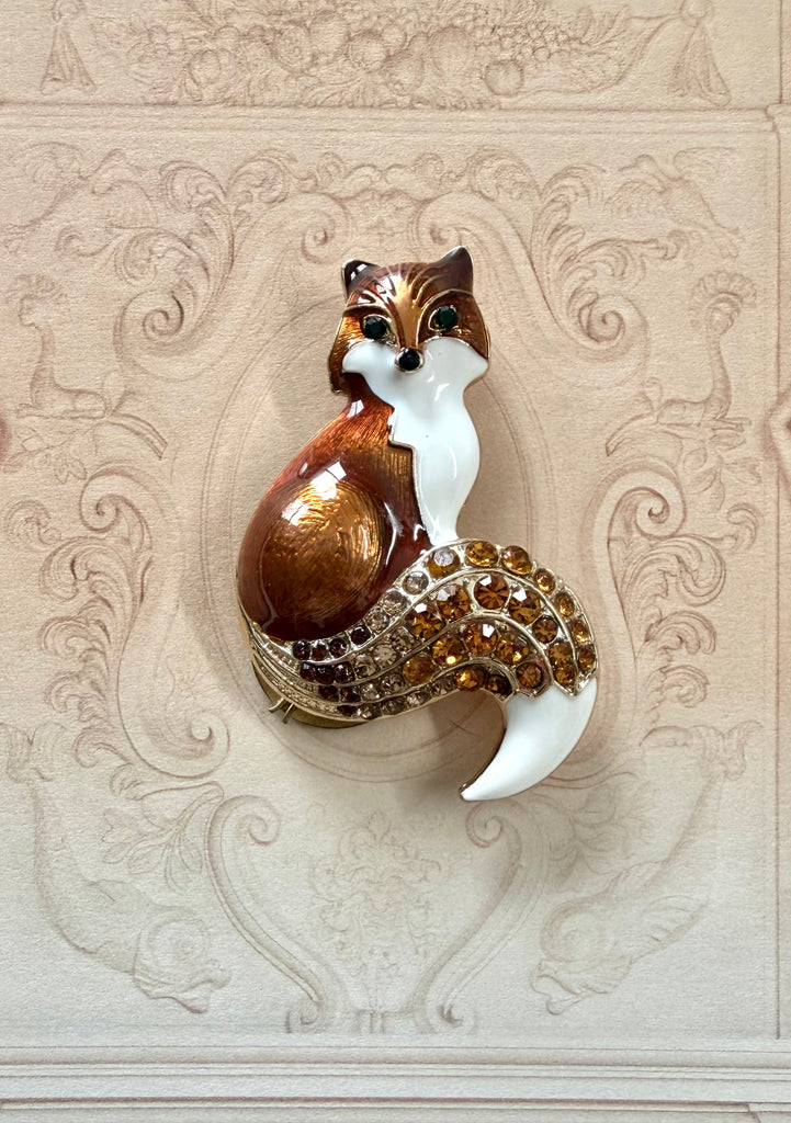 Red Fox Brooch