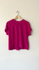 Fuchia Silk Tee | 1980s