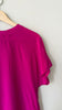 Fuchia Silk Tee | 1980s