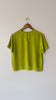 Chartreuse Silk Tee | 1980s