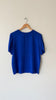 Cobalt Silk Tee | 1980s