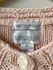 Handknit Cable Knit Cardigan | 1980s
