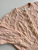 Handknit Cable Knit Cardigan | 1980s