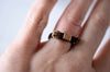 Antique 15K mourning ring | 1850s