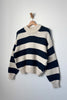 Striped Zoe Cotton Sweater | Le Bon Shoppe