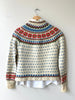 Handknit Fair Isle Sweater | 1950s