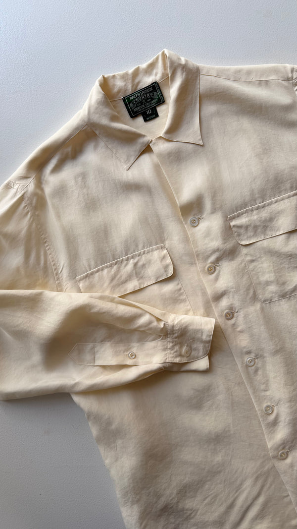 Ralph Lauren Country Silk Blouse | 1980s