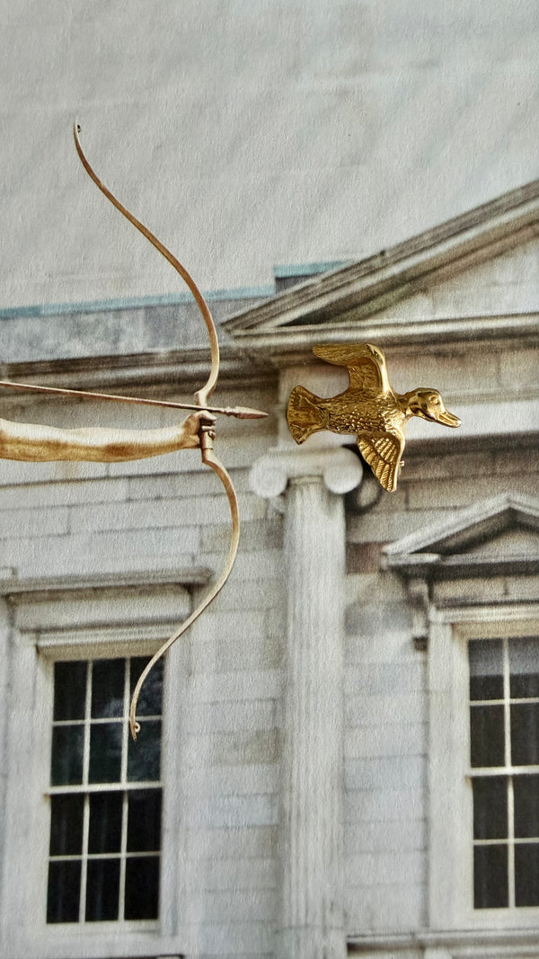 Golden Duck Brooch