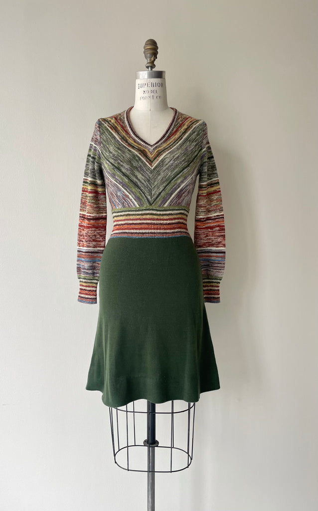 Third Wave Knit Dress | 1970s