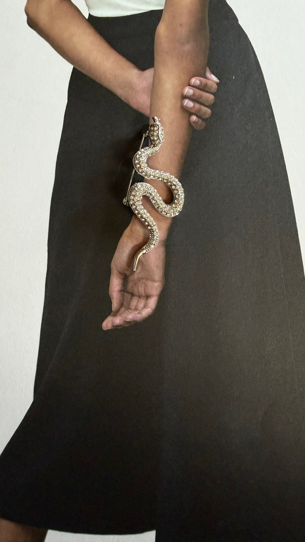 Winding Snake Brooch