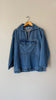 J. Peterman Denim Pullover Jacket | 1990s
