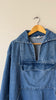 J. Peterman Denim Pullover Jacket | 1990s