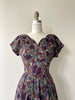 Moody Watercolor Dress | 1950s