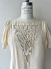 Cutout Silk Blouse