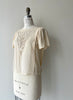 Cutout Silk Blouse