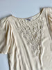 Cutout Silk Blouse