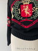 Heraldic Crest Cotton Sweater