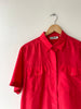 Cherry Silk Blouse