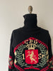 Heraldic Crest Cotton Sweater