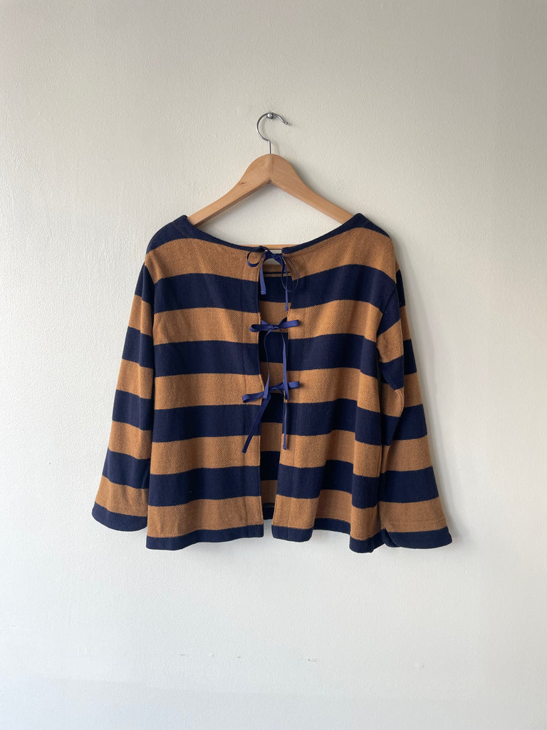 Ichi Antiquités Tie Back Sweater