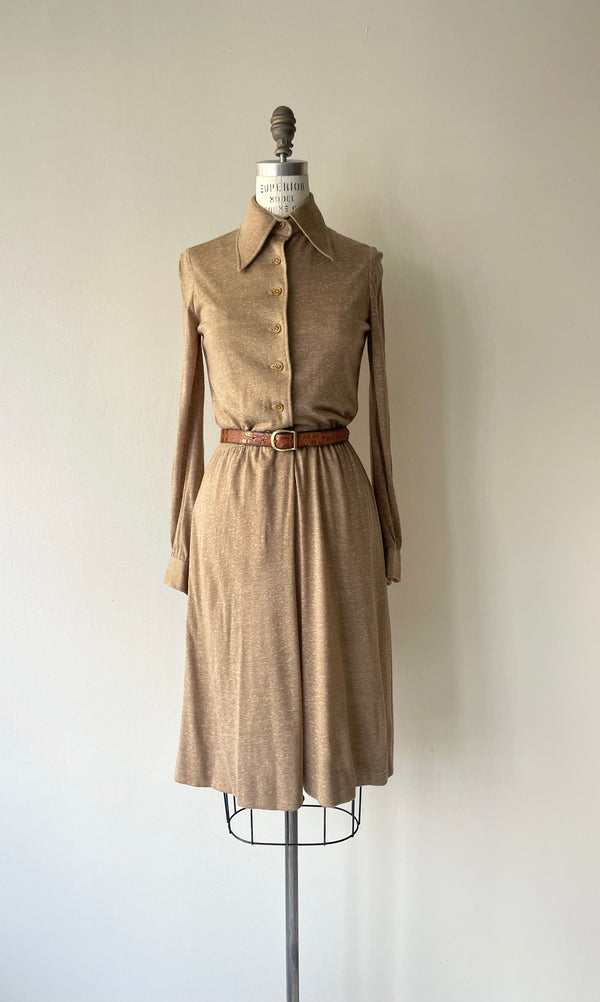 Heathered Wool Dress | 1970s
