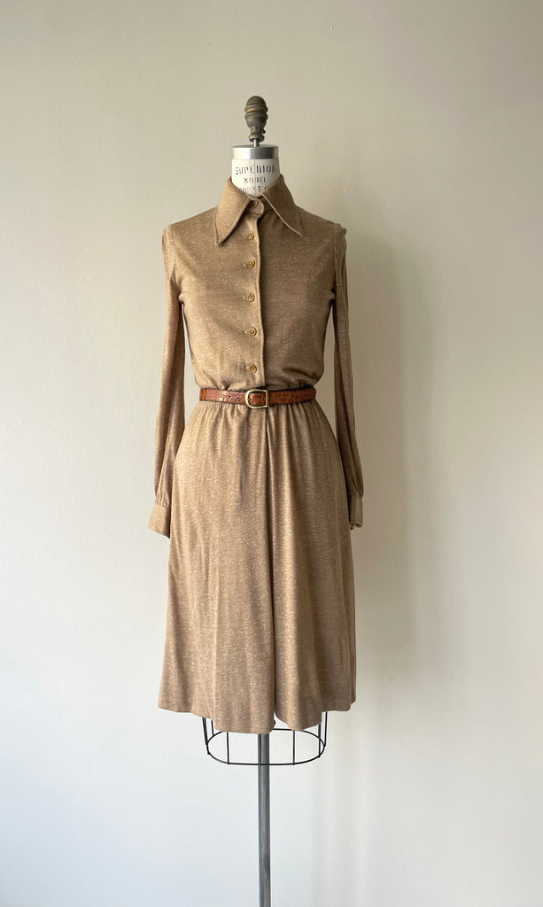 Heathered Wool Dress | 1970s