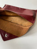 Oxblood Envelope Clutch