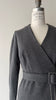 Double Knit Wool Wrap Dress | 1960s