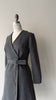 Double Knit Wool Wrap Dress | 1960s