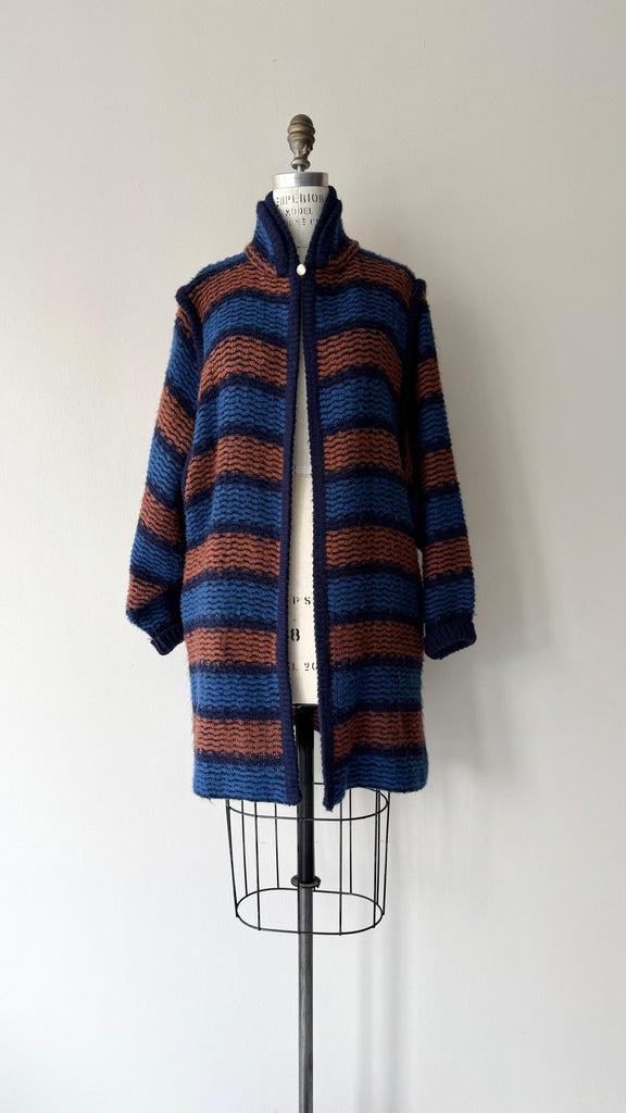 Wind & Waves Wool Coat | 1970s