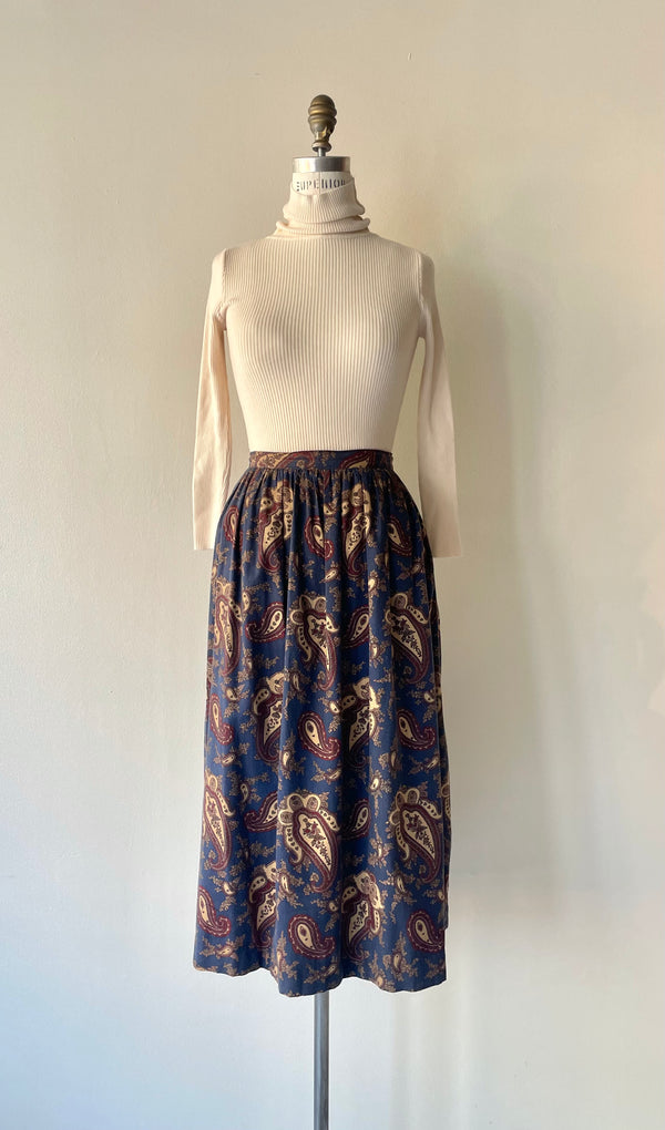 Winter Paisley Skirt
