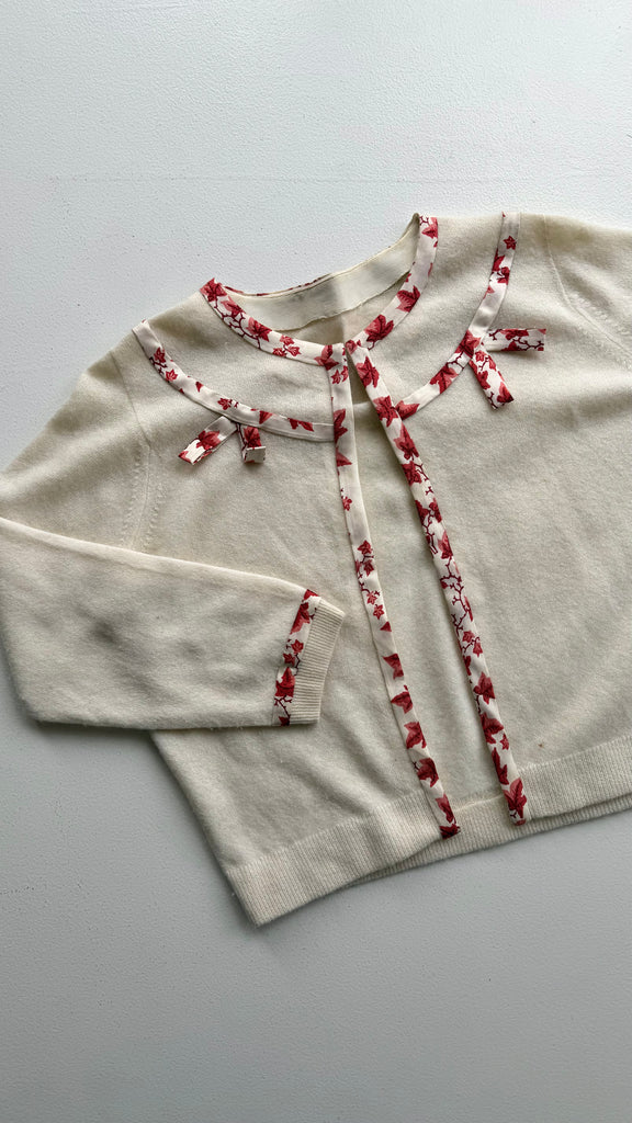 Maple Leaf Cashmere Cardigan | 1950s