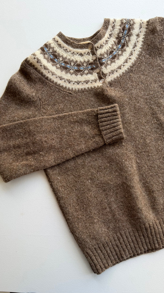 Shetland Fair Isle Sweater | 1980s