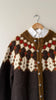 Harlequin Fair Isle Cardigan | 1970s