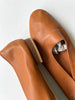Nutmeg Leather Flats