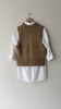 Hand Knit Alpaca Vest