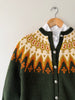 Saga Fair Isle Cardigan | 1960s