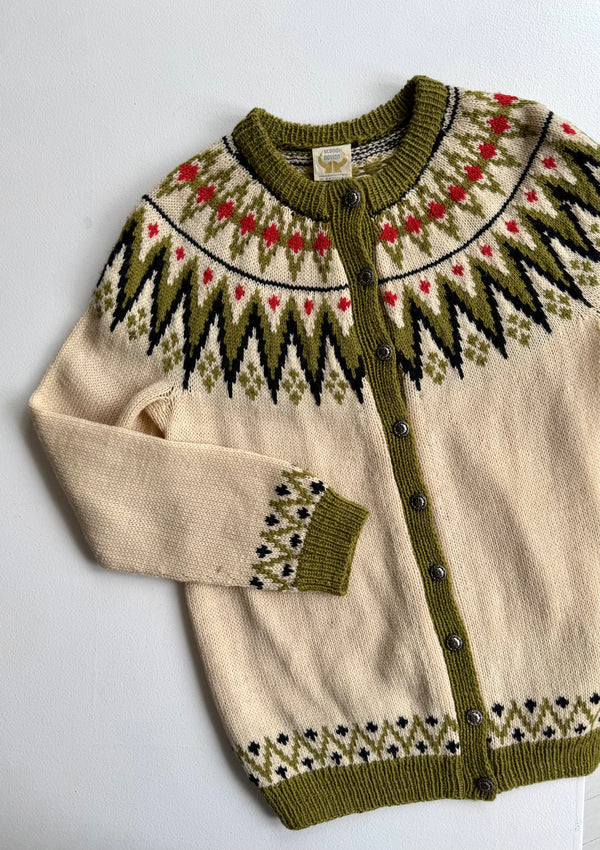 Trillemarka Wool Cardigan | 1960s