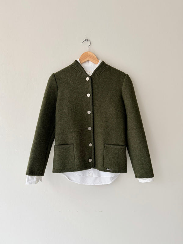 Bavarian Wool Cardigan Coat | 1950s