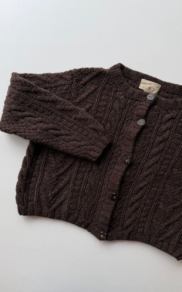 Vintage 1980s J.Crew Wool Cardigan