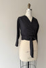 Charcoal Wrap Top