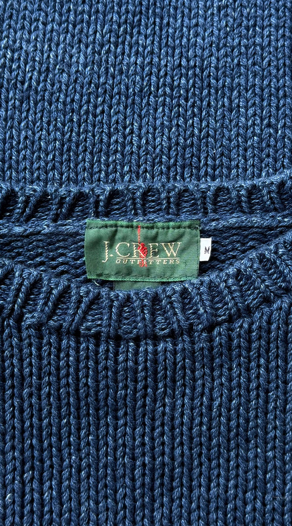 1980s J.Crew Indigo Sweater